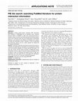 Research paper thumbnail of PIE the search: searching PubMed literature for protein interaction information