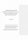 Research paper thumbnail of Stakeholder perceptions of public participation in development projects: a case study of the social impacts of the Mooi Mgeni Transfer Scheme Phase II