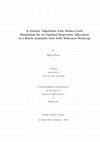 Research paper thumbnail of A Genetic Algorithm with Monte-Carlo Simulation for an Optimal Inspection Allocation in a Batch Assembly Line with Tolerance Stack-up