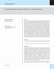 Research paper thumbnail of Consumer Preference Towards Soft Drinks: A Perceptual Study