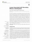 Research paper thumbnail of Losses Associated with Secondary Effects in Earthquakes