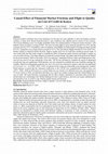 Research paper thumbnail of Causal Effect of Financial Market Frictions and Flight to Quality on Cost of Credit in Kenya