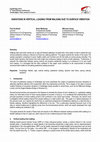 Research paper thumbnail of Variations in Vertical Loading from Walking Due to Surface Vibration