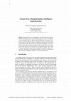 Research paper thumbnail of Lessons from a Hospital Business Intelligence Implementation