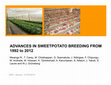 Research paper thumbnail of Advances in sweetpotato breeding from 1992 to 2012