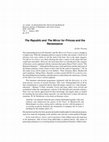 Research paper thumbnail of The Republic and The Mirror for Princes and the Renaissance