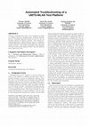 Research paper thumbnail of Automated Troubleshooting of a UMTS-WLAN Test Platform