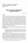 Research paper thumbnail of Tagore’s Handling of Marital Matrix: A Study of The Wreck