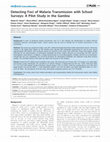 Research paper thumbnail of Detecting Foci of Malaria Transmission with School Surveys: A Pilot Study in the Gambia