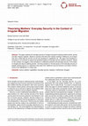 Research paper thumbnail of Theorising Mothers’ Everyday Security in the Context of Irregular Migration