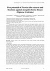 Research paper thumbnail of Pest potential of Pisonia alba extracts and fractions against mosquito-borne disease (Diptera: Culicidae)