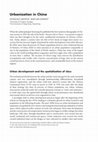 Research paper thumbnail of Urbanization in China