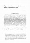 Research paper thumbnail of La práctica de citar sentencias pasadas como modelo de precedentes en Chile