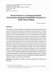 Research paper thumbnail of Rural Farmers in a Changing Climate: Performative Integrated Adaptation Practices in Outer Terai of Nepal