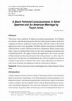 Research paper thumbnail of A Black Feminist Consciousness in Silver Sparrow and An American Marriage by Tayari Jones