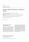 Research paper thumbnail of Clusterin mRNA and Protein in Alzheimer's Disease