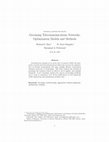 Research paper thumbnail of Grooming Telecommunications Networks : Optimization Models and Methods