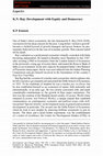 Research paper thumbnail of K.N. Raj: Development with Equity and Democracy