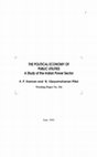 Research paper thumbnail of The political economy of public utilities : a study of the Indian power sector