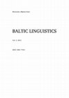 Research paper thumbnail of Towards a semantic map for definite adjectives in Baltic