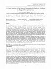 Research paper thumbnail of A Causal Analysis of the Sense of Community for High-rise Residents in Bangkok Metropolitan Area