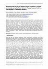 Research paper thumbnail of Assessing the role of the research in the transition to organic farming by using the Actor Network Theory: lessons from two case studies in France and Bulgaria