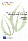 Research paper thumbnail of Study on Investment in Agricultural Research: Review for Switzerland