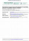 Research paper thumbnail of behaviour for paediatric infectious diseases The influence of social norms on the dynamics of vaccinating