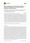 Research paper thumbnail of Effect of Morphology and Mechanical Stability of Nanometric Platinum Layer on Nickel Foam for Hydrogen Evolution Reaction