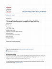 Research paper thumbnail of The Long Crisis: Economic Inequality in New York City