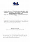 Research paper thumbnail of Position-Specific 13(C) Fractionation During Liquid-Vapor Transition is Correlated to the Strength of Intermolecular Interaction in the Liquid Phase