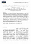 Research paper thumbnail of mSARIMA and Prediction Markets in Forecasting Emergency Department Service