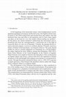 Research paper thumbnail of The Problem of Demonic Corporeality in Early Modern England. Thomas Aquinas, Demonology, and Witchcraft Folkloric Ideas (c. 1587-1648)