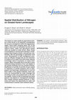 Research paper thumbnail of Spatial Distribution of Nitrogen on Grazed Karst Landscapes