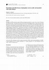 Research paper thumbnail of Dissolution and effectiveness of phosphate rock in acidic soil amended with cattle manure