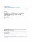 Research paper thumbnail of Review of Deliverance in the Psalms : Messages of Hope for Today