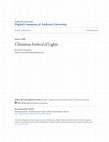 Research paper thumbnail of Christmas Festival of Lights