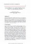 Research paper thumbnail of Credit Default in the Zambian Banking Sector: Need for Credit Reference Bureaus