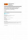 Research paper thumbnail of China’s National Representation and the Two-China Question in the Olympic Movement