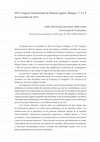 Research paper thumbnail of XIV Congreso Internacional de Historia Agraria. Badajoz