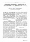 Research paper thumbnail of Embedding Instruments & Modules into an IEEE1451-FPGA-based Weblab Infrastructure