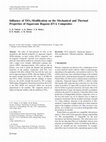 Research paper thumbnail of Influence of TiO 2 Modification on the Mechanical and Thermal Properties of Sugarcane Bagasse–EVA Composites