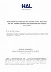 Research paper thumbnail of Perception et production des voyelles orales françaises par des enfants tunisiens néo-apprenants du français