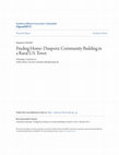 Research paper thumbnail of Finding Home: Diasporic Community Building in a Rural U.S. Town