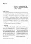 Research paper thumbnail of Effect of Cyproheptadine on Morphine Analgesia, Tolerance and Dependence