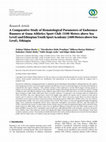 Research paper thumbnail of A Comparative Study of Hematological Parameters of Endurance Runners at Guna Athletics Sport Club (3100 Meters above Sea Level) and Ethiopian Youth Sport Academy (2400 Meters above Sea Level), Ethiopia