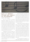 Research paper thumbnail of Quan la "música" es posa per damunt de les persones