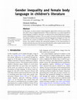 Research paper thumbnail of Gender inequality and female body language in children’s literature