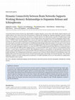 Research paper thumbnail of Dynamic Connectivity between Brain Networks Supports Working Memory: Relationships to Dopamine Release and Schizophrenia