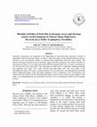 Research paper thumbnail of Biocidal Activities of Seed Oils of Jatropha curcas and Moringa oleifera on Development of African Maize Stalk borer, Busseola fusca Fuller (Lepdoptera: Pyralidae)